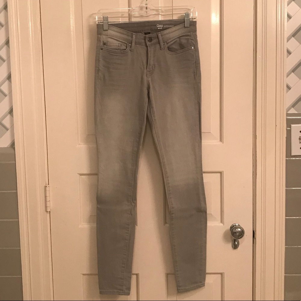 Gray Gap denim leggings